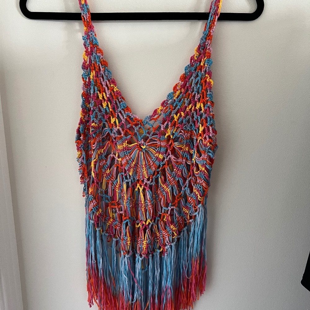 Crochet beach top